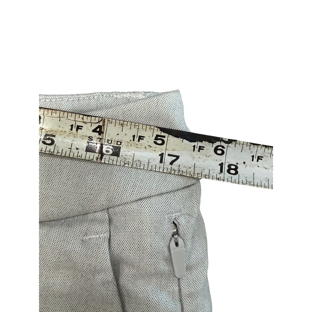 Lululemon Shorts Mens 34 Gray Stretch Chino Casual Golf Flat Front 11
